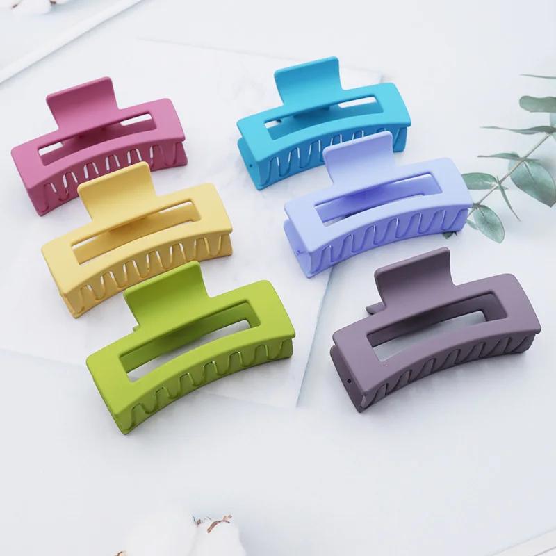 Pinces à cheveux en plastique pour femmes et filles coréennes, couvre-chef, épingle à cheveux de gra