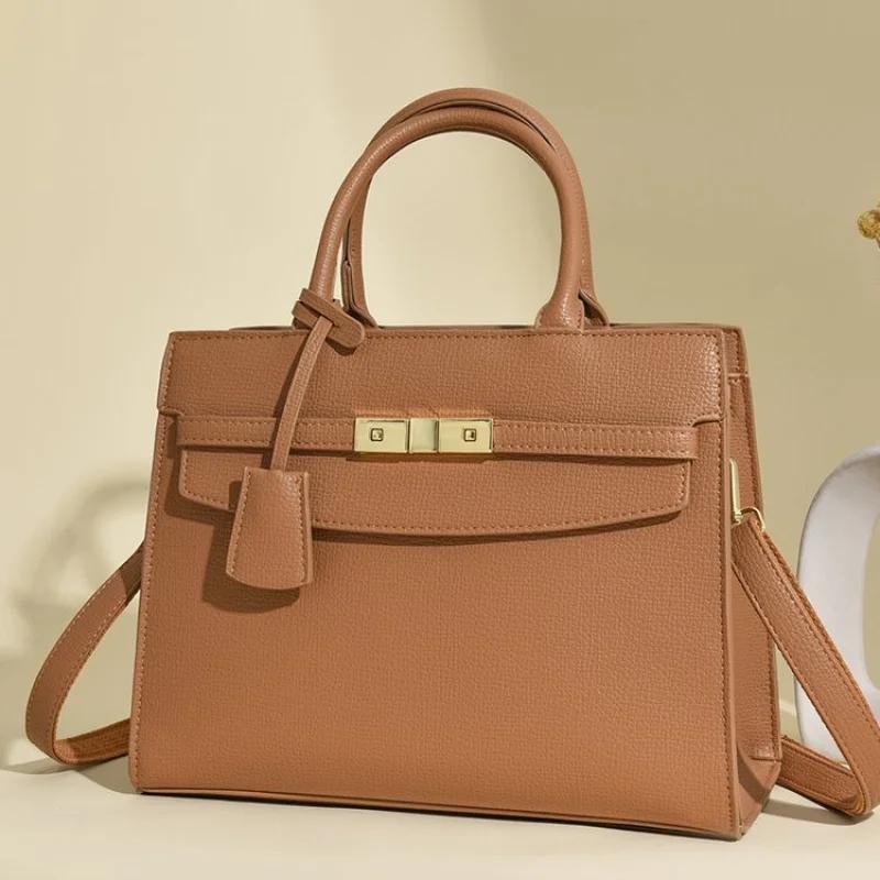 Sac fourre-tout pour femme en cuir de qualité supérieure, haut de gamme, Paris, tendance, look quoti