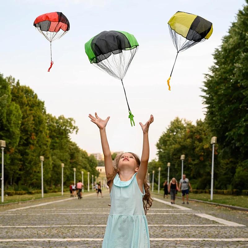 Jouets de Parachute pour enfants, Parachute volant d'extérieur sans enchevêtrement, jouets d'extérie