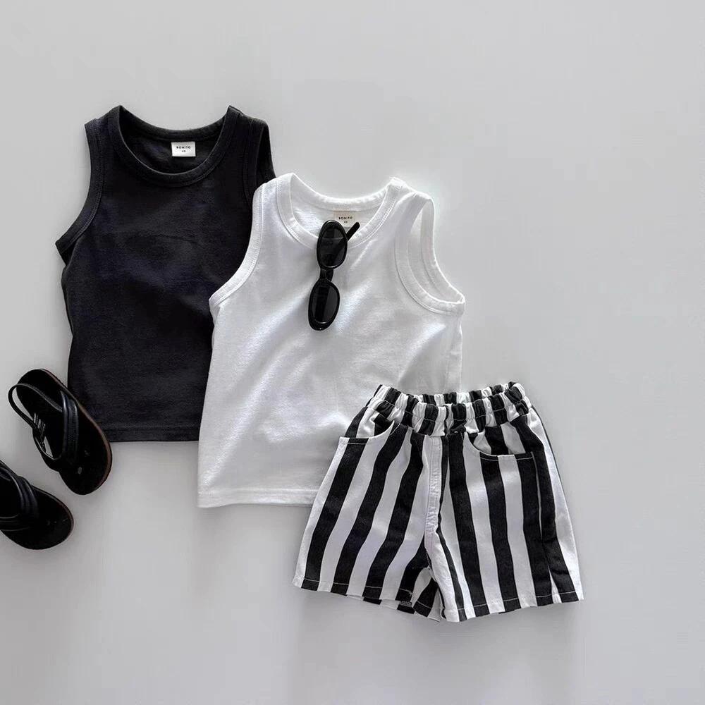 K2630 Style coréen doux décontracté à la mode pantalons courts pour garçons et filles mignon et à la