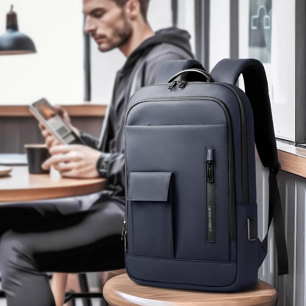 Heroic Knight – sac à dos multifonctionnel pour ordinateur portable, élégant, classique, chargeur US