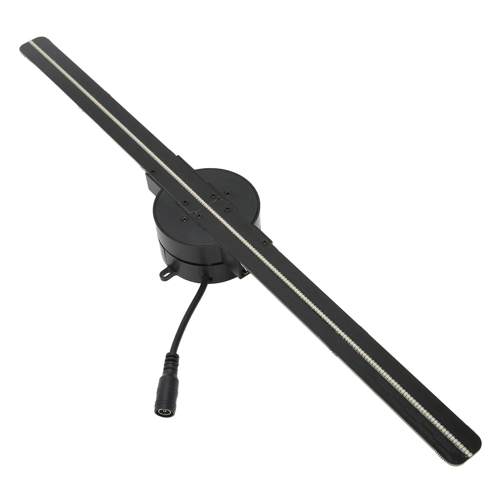 Ventilateur d'hologramme 3D, projecteur 3D WiFi 16,5 pouces, 2000x224, avec 224 perles lumineuses LE