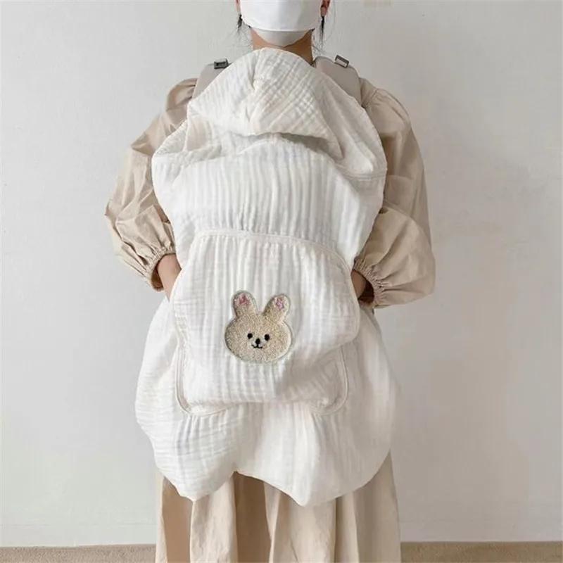 Couverture de poussette en mousseline pour bébé, lange d'emmaillotage pour nouveau-né, couverture de