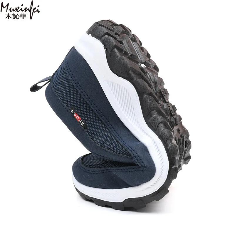 ​ Chaussures pour hommes espadrilles décontractées été respirant maille imperméable en plein air san