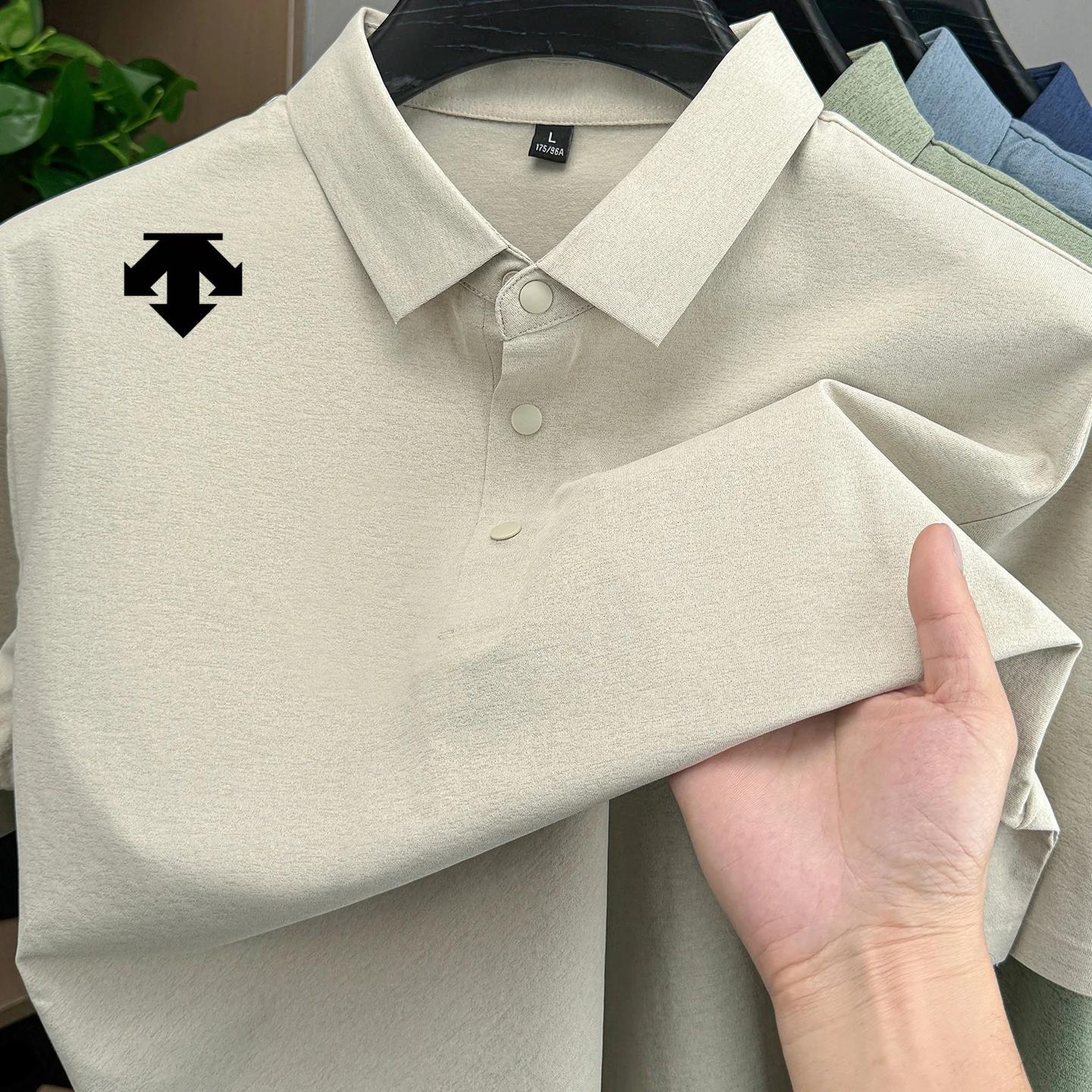 Nouveau polo d'été pour homme à manches courtes, style business décontracté, confortable et sportif,