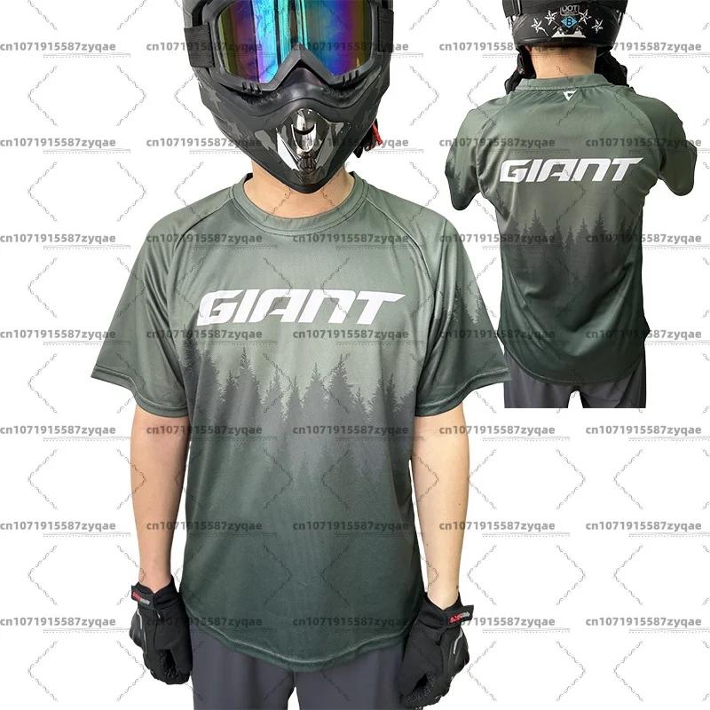 Maillot de vélo de Motocross géant vtt, T-Shirt de descente à tir réel, maillot à manches longues po