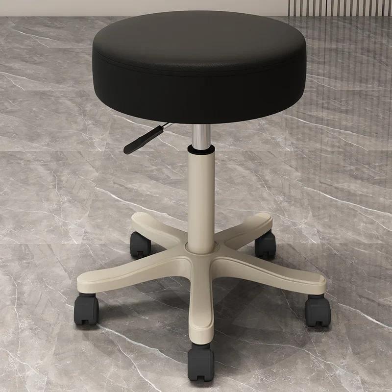 Tabouret de Massage tabouret de Salon de beauté tabouret rond rotatif de levage manucure de cheveux 