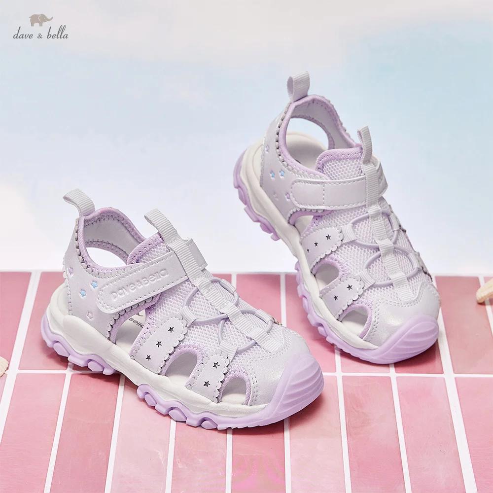 Sandales décontractées pour filles Dave Bella – Chaussures d'été antidérapantes pour enfants, style 