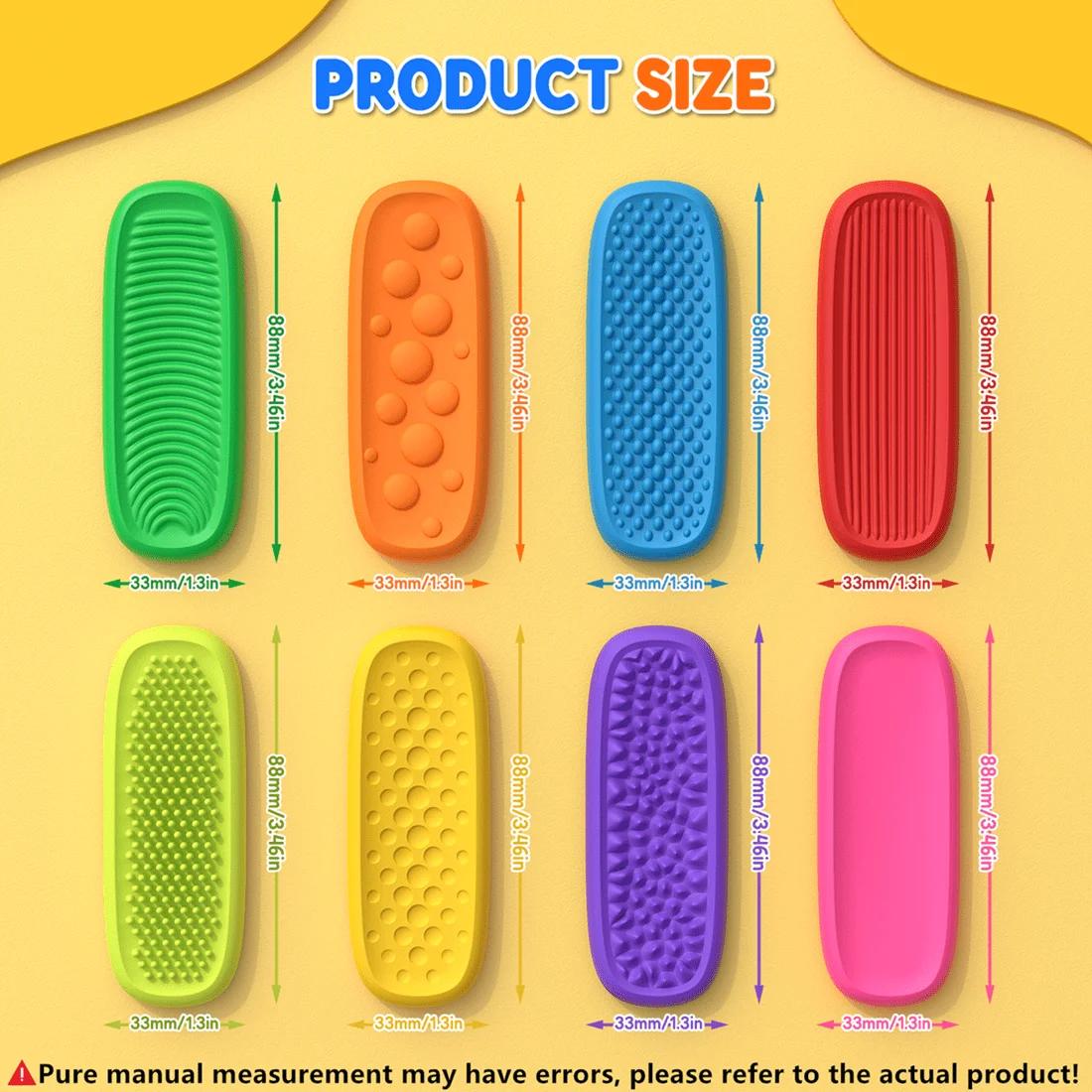 Bande sensorielle en Silicone, jouets Fidget pour enfants, décompression d'autisme, jouet apaisant, 