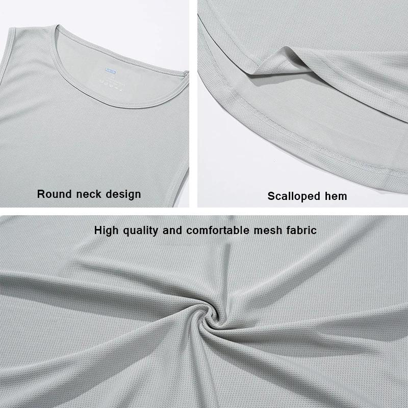 Débardeur de gymnastique d'été pour hommes, vêtements d'entraînement de Fitness, chemise ample sans