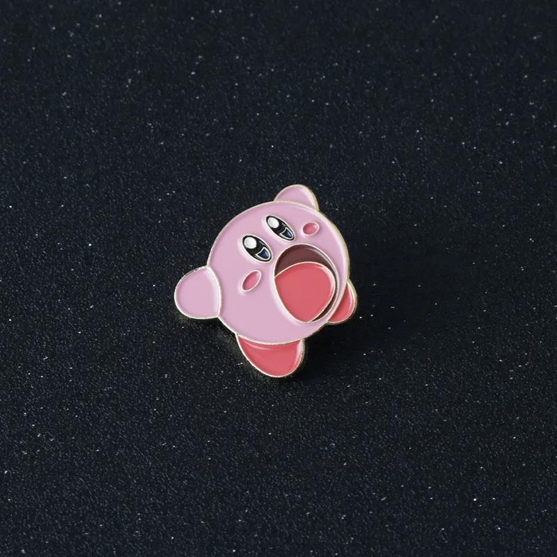 Kirby Anime broches pour sacs à dos Badges sur Manga émail broche accessoires pour bijoux choses mig