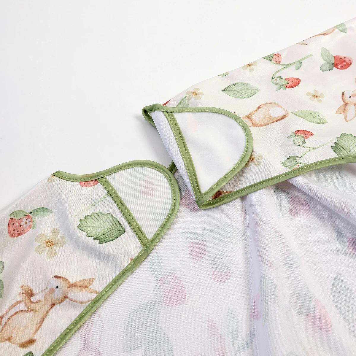 Elinfant – bavoirs imperméables à manches longues pour bébé, bavoirs d'alimentation et d'alimentatio
