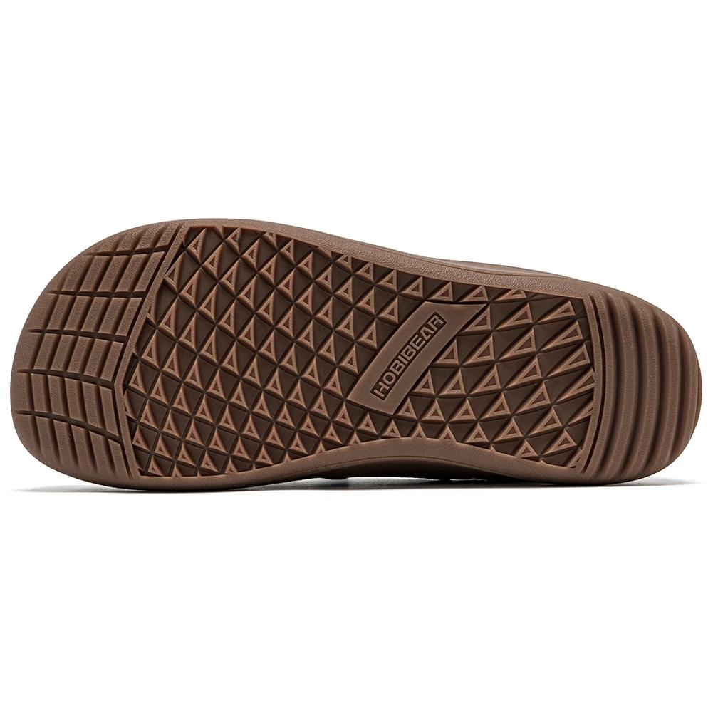 HOBIBEAR Mocassins pieds nus pour femmes, chaussures à enfiler à largeur large, ajustables, à talon 