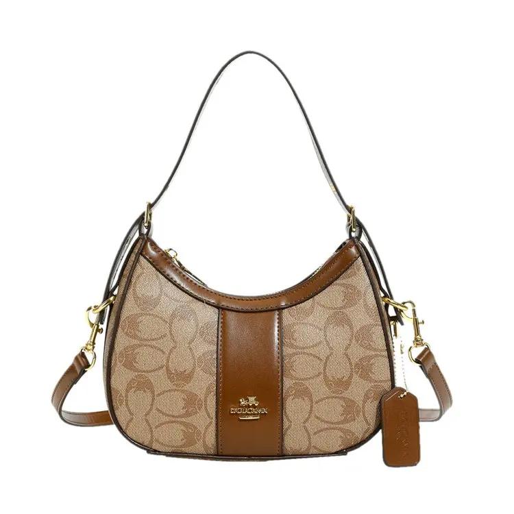 Sac à langer tendance et minimaliste de luxe, sac à main élégant à bandoulière pour femme, sac messa