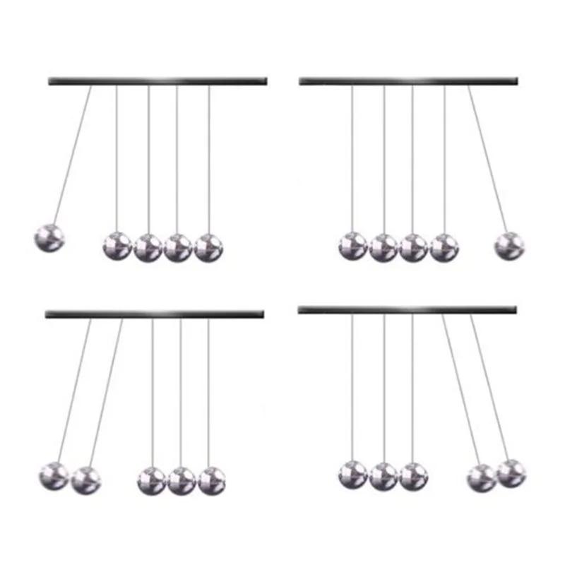 Newton Balance Pendule Ball, Fungic Science Toy, Collision Energy Conservation, Law Ball, Office Dec