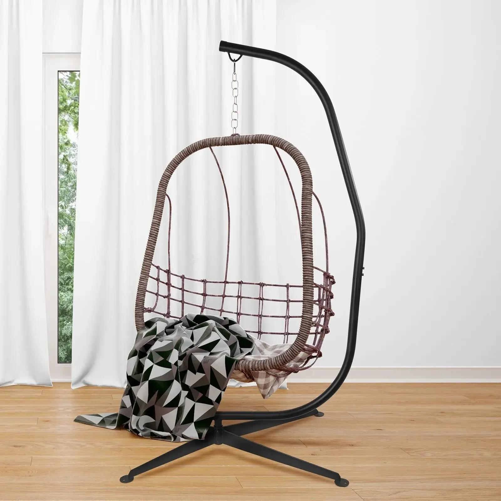RapDuty-Hamac en métal avec support en C pour chaise, balançoire de porche, base de balançoire de ba