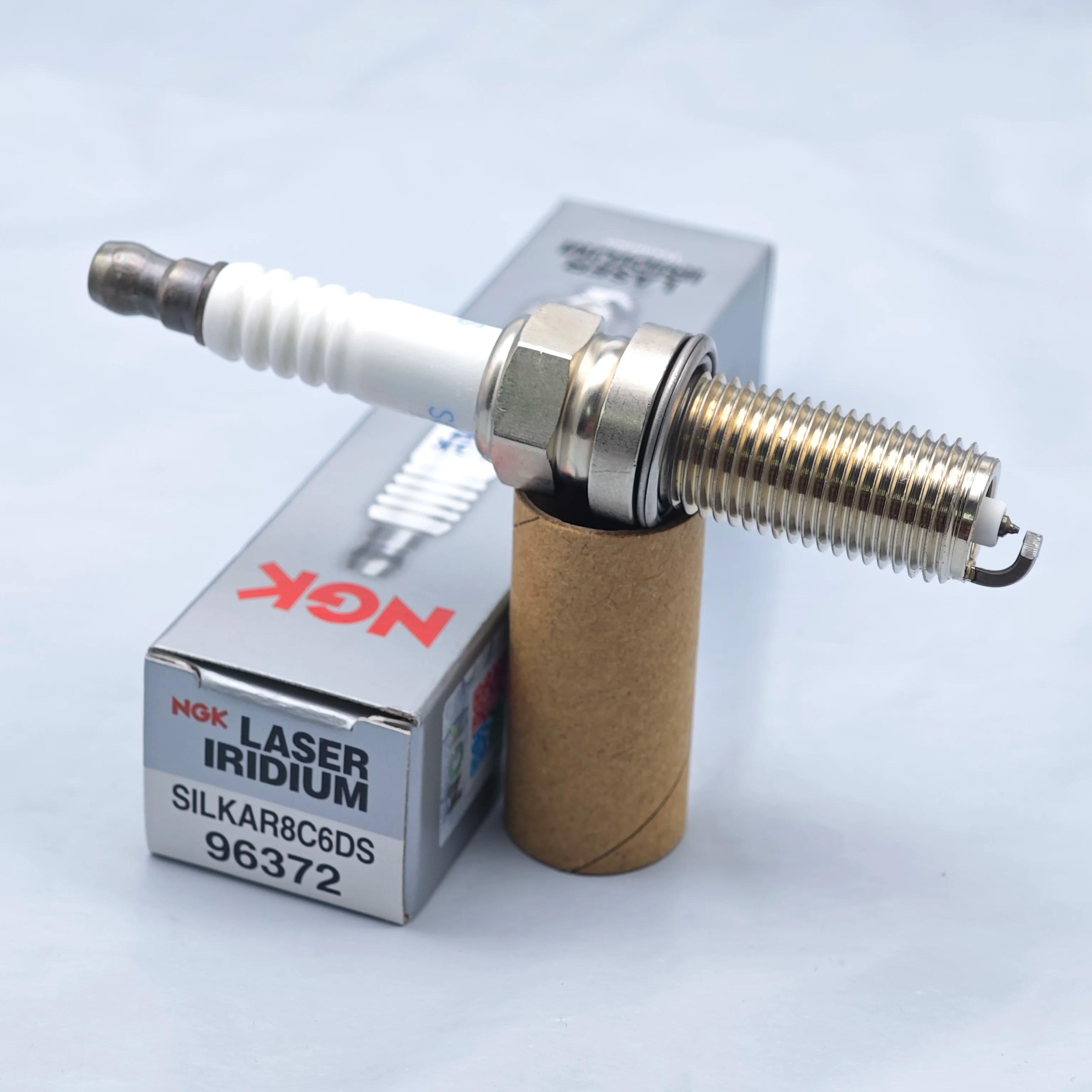 Bougie d'allumage d'origine NGK Iridium, SILKAR8C6DS 96372, adaptée pour MASERATI GHIBLI III 3.0, LE