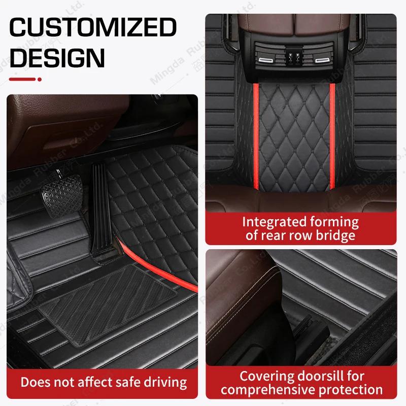 Tapis de sol de voiture pour Volkswagen VW Tiguan 2017 2018-2022 2021 22, coussinets de pied automob