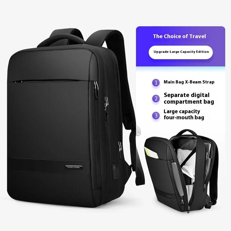 MARK RYDEN sac à dos de voyage hommes sac à dos d'affaires école extensible USB sac grande capacité 