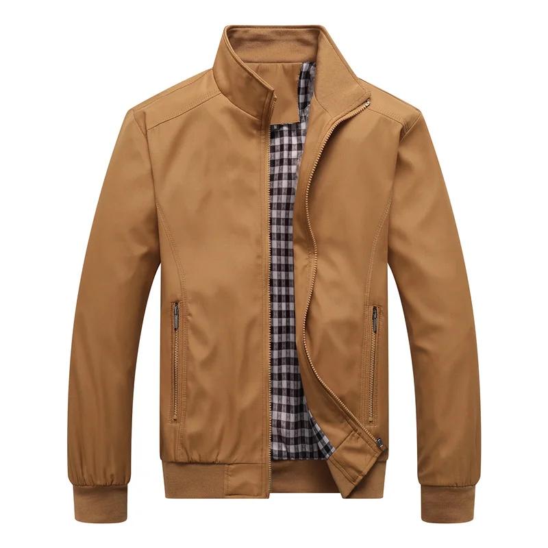 2025 printemps automne décontracté solide mode mince Bomber veste hommes pardessus nouveauté vestes 