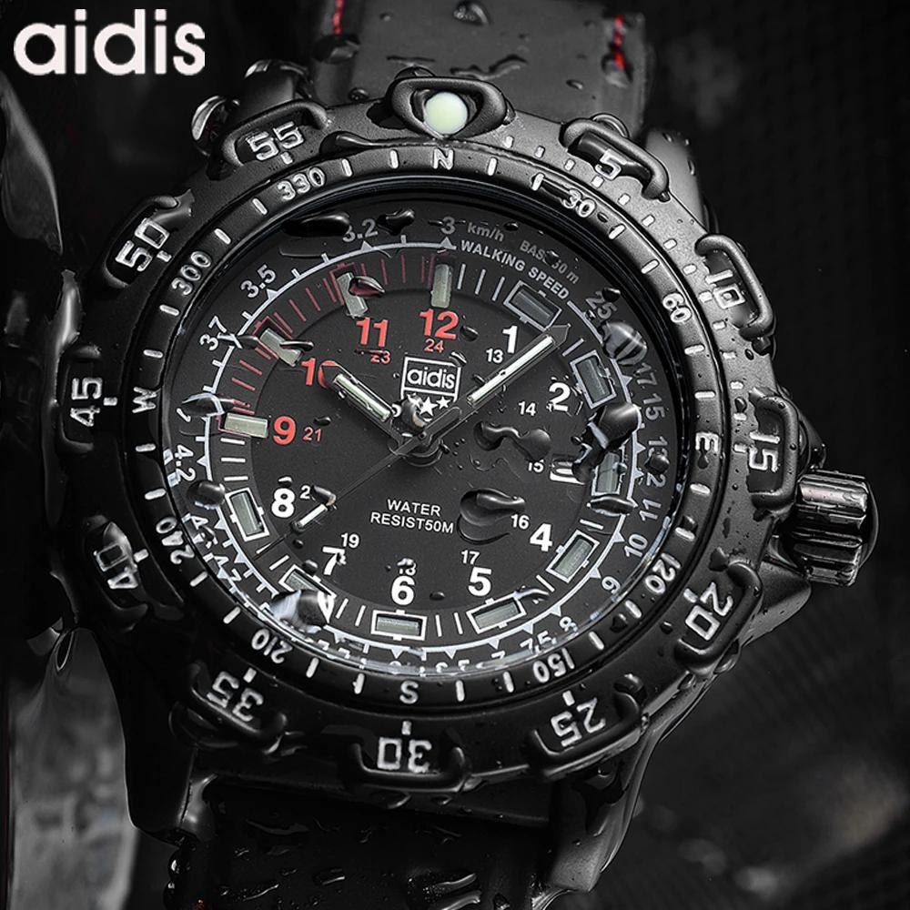 Addies montre militaire Forces spéciales Sports de plein air lumineux classique joint armée montre-b