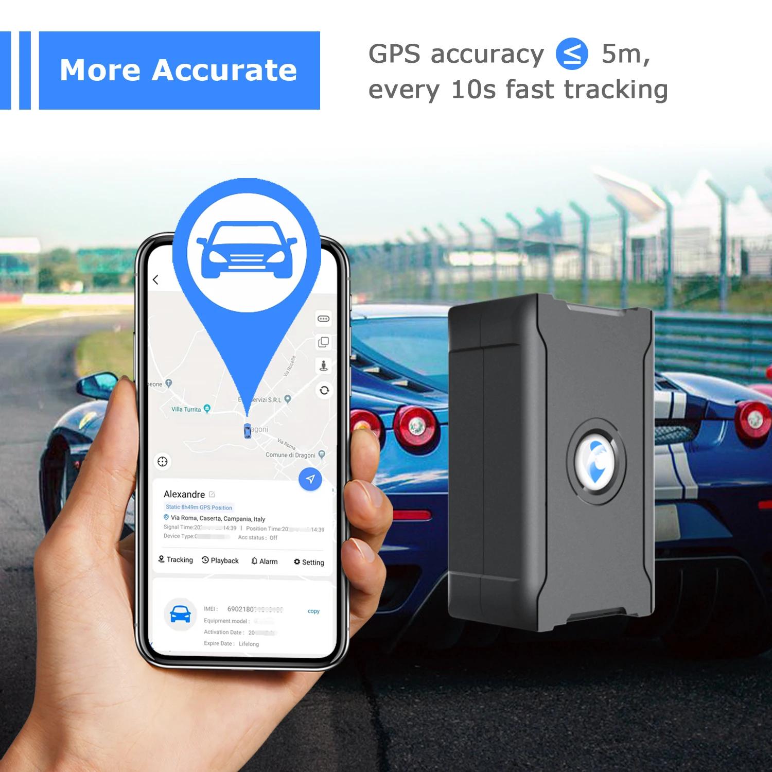 Traqueur GPS de précision de 5 m antivol de véhicule de suivi à distance pour le bétail de moto de c