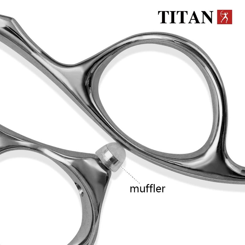 Titan ciseaux à cheveux professionnels coupe salon ciseaux barbier ciseaux amincissants ciseaux de c