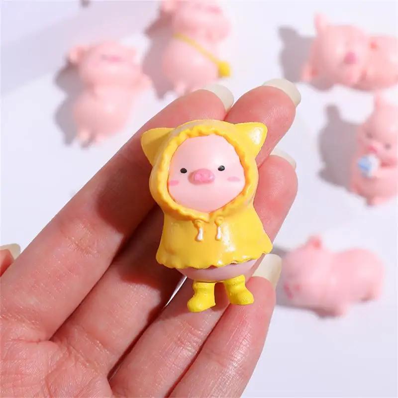 Figurine de overrose de dessin animé mignon, mini figurine, statue de overen résine, jouet de collec