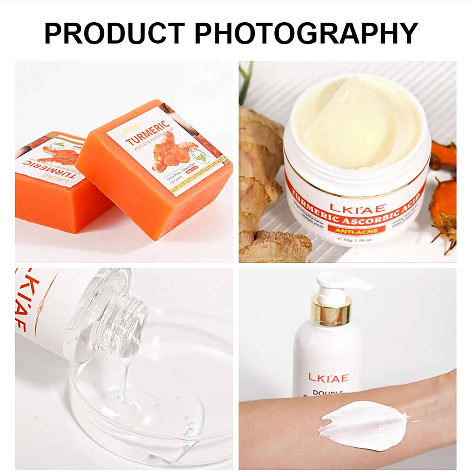 AILKE gamme de soins pour la peau éclaircissante et élimination de l'acné, avec double glutathion, v