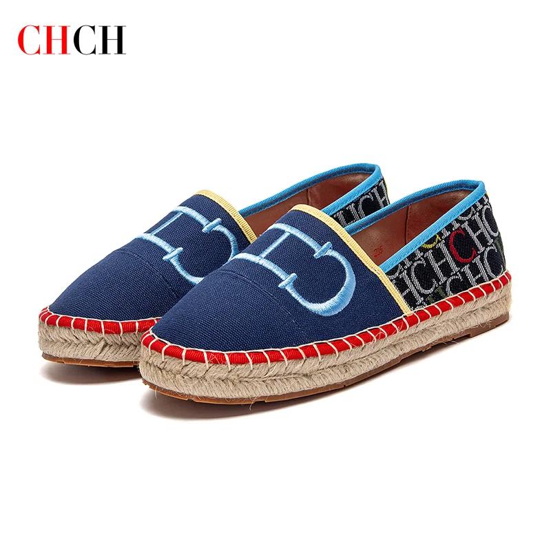 CHCH chaussures plates pour femmes nouvelles chaussures de plage pour femmes d'épissure à la mode ch