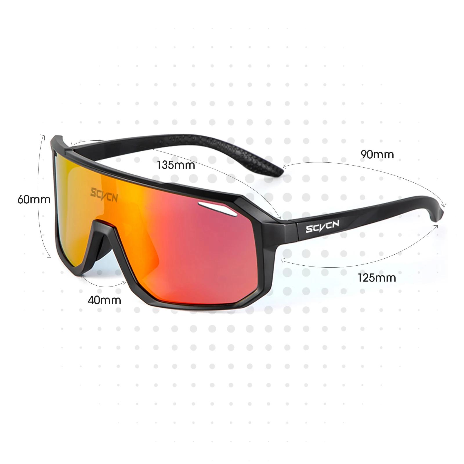 SCVCN cyclisme lunettes de soleil hommes vtt route conduite vélo lunettes Sports de plein air femmes