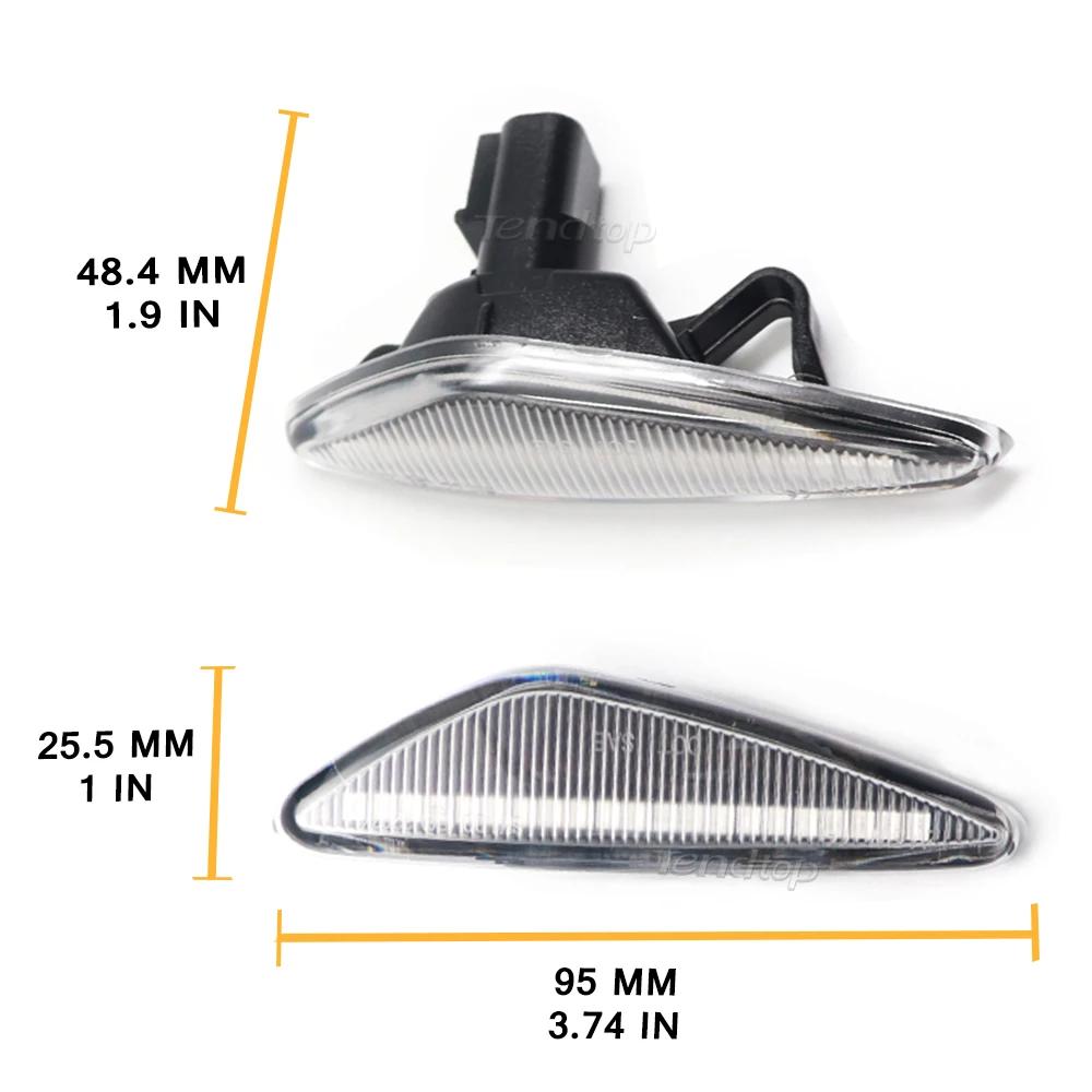 Clignotant LED garde-boue dynamique clignotant feu de position latéral pour Mazda MX5 RX-8 6 Atenza 