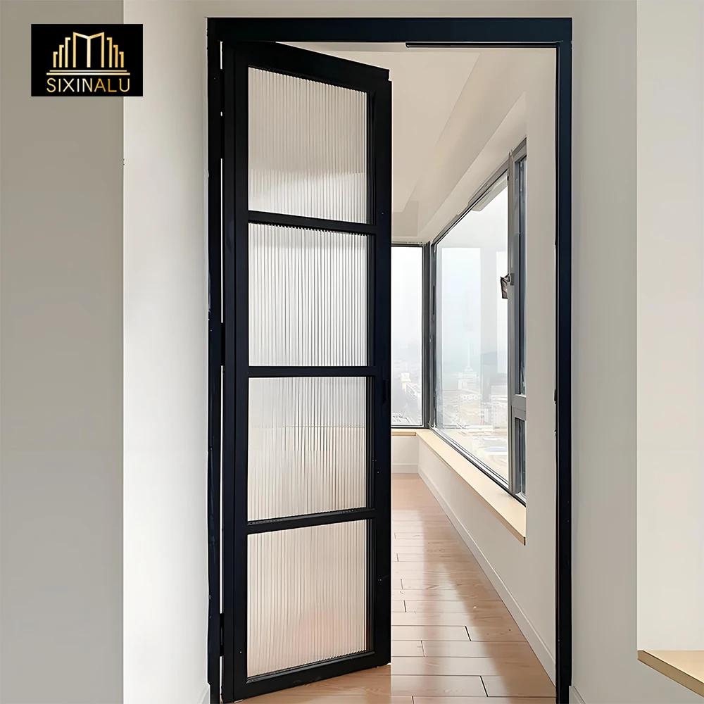 Sixinalu dernier système de porte coulissante conçu PT porte avant intérieure battante PD porte Doub
