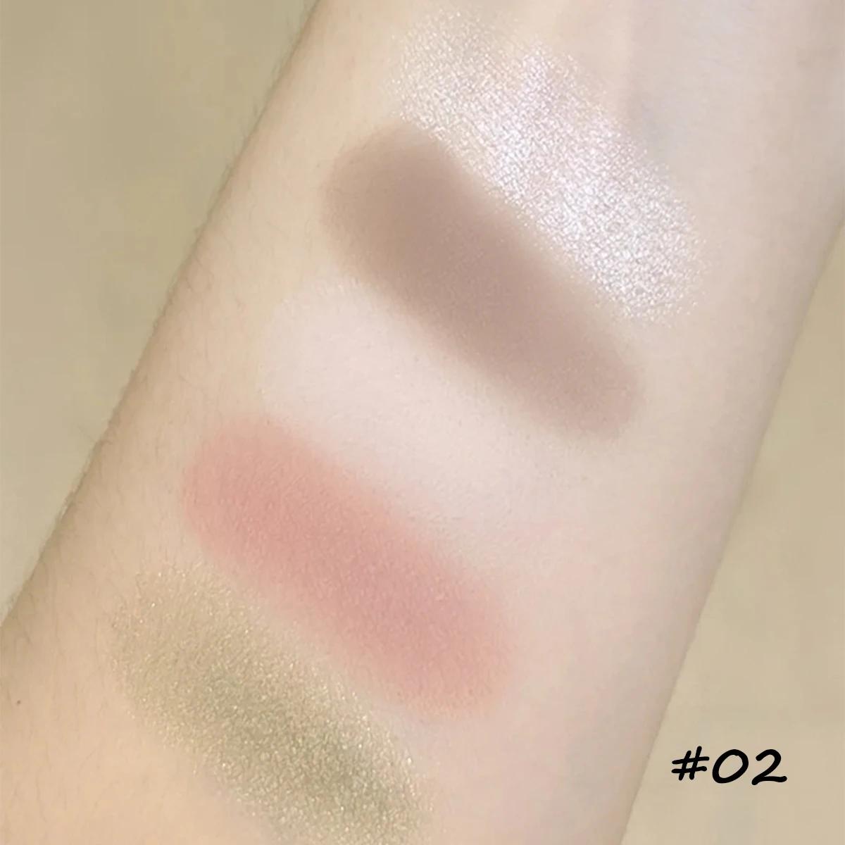 Palette de maquillage multi-couleurs Little ONDINE, maquillage de luxe, faible dispersion des partic