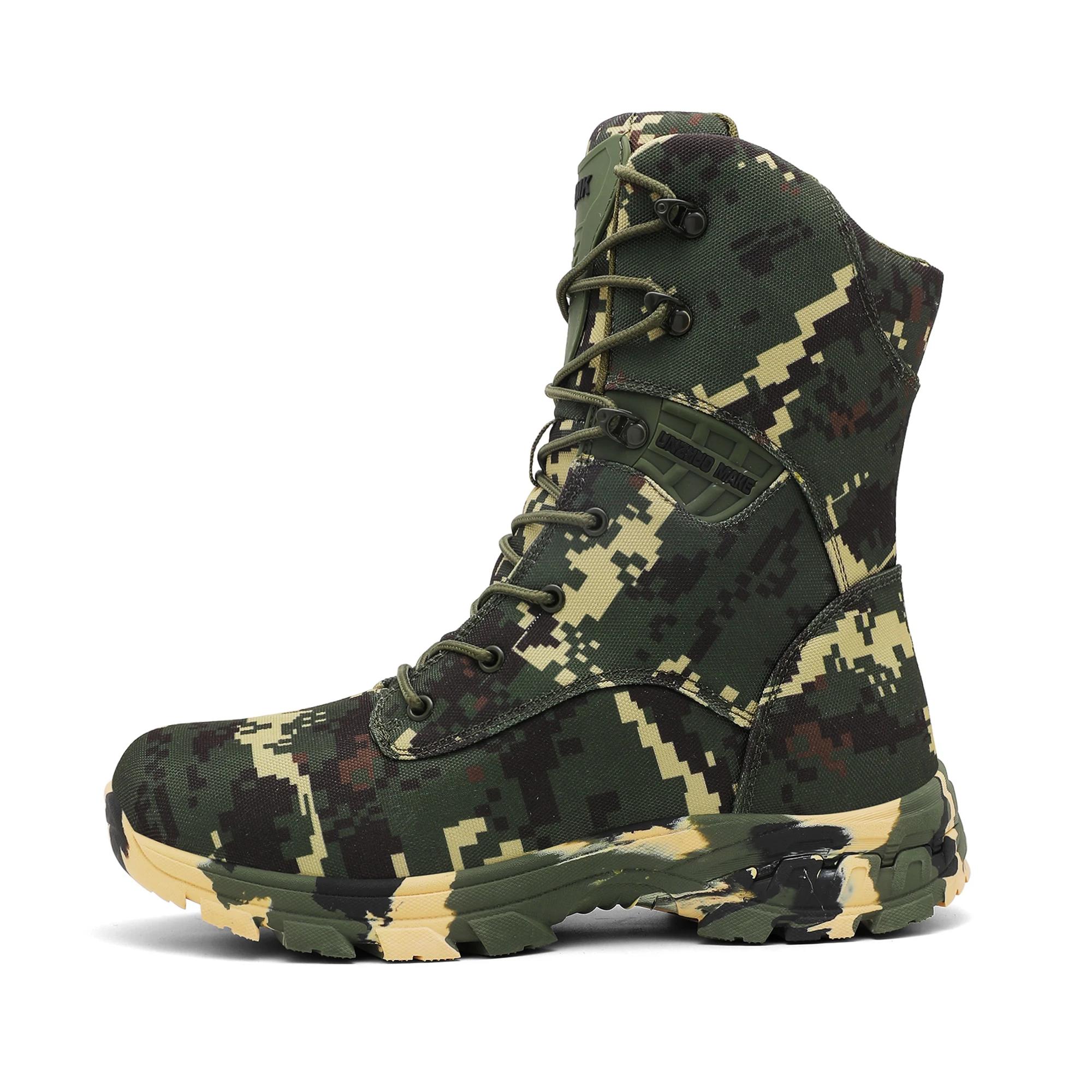 Haute qualité hommes bottes tactiques hommes armée bottes escalade randonnée chaussures militaire Ca