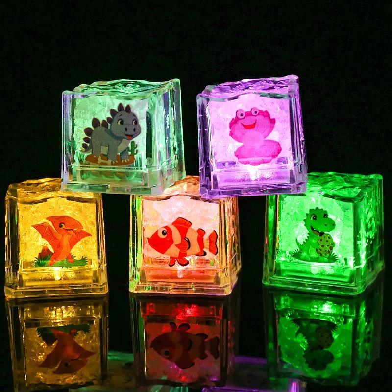 Jouets de bain pour bébé, baignoire lumineuse LED, lumières sous-marines colorées changeantes, jouet
