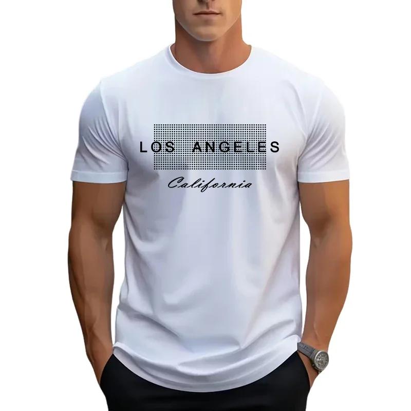 2026 été nouveau T-shirt pour hommes de haute qualité 100% coton couleur Pure t-shirts urbain décont