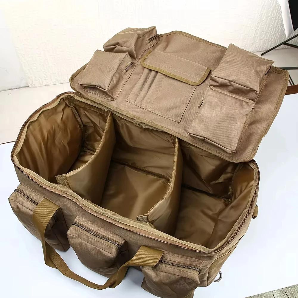 55L bagages sac polochon randonnée sacs de voyage tactique Camping sac à dos en plein air épaule sac