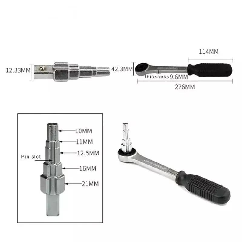 Clé à cliquet en acier au carbone, outil à main de 10 à 21mm, radiateur à tétons Durable, fourniture