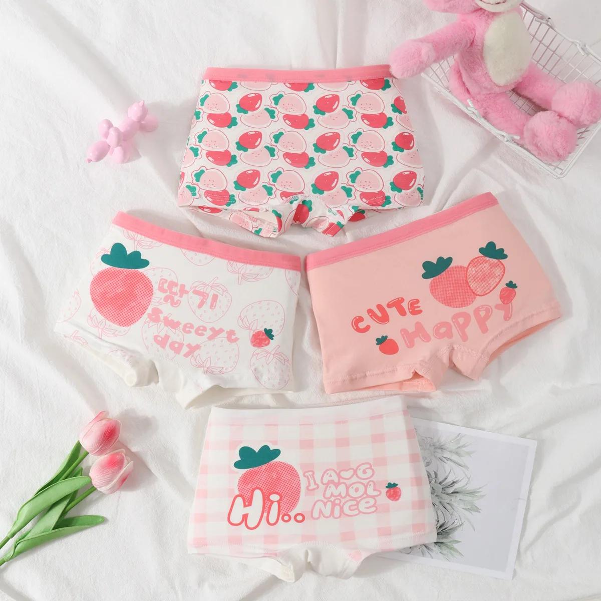 Nouveaux sous-vêtements pour enfants, sous-vêtements en coton, sous-vêtements pour filles, boxeurs p