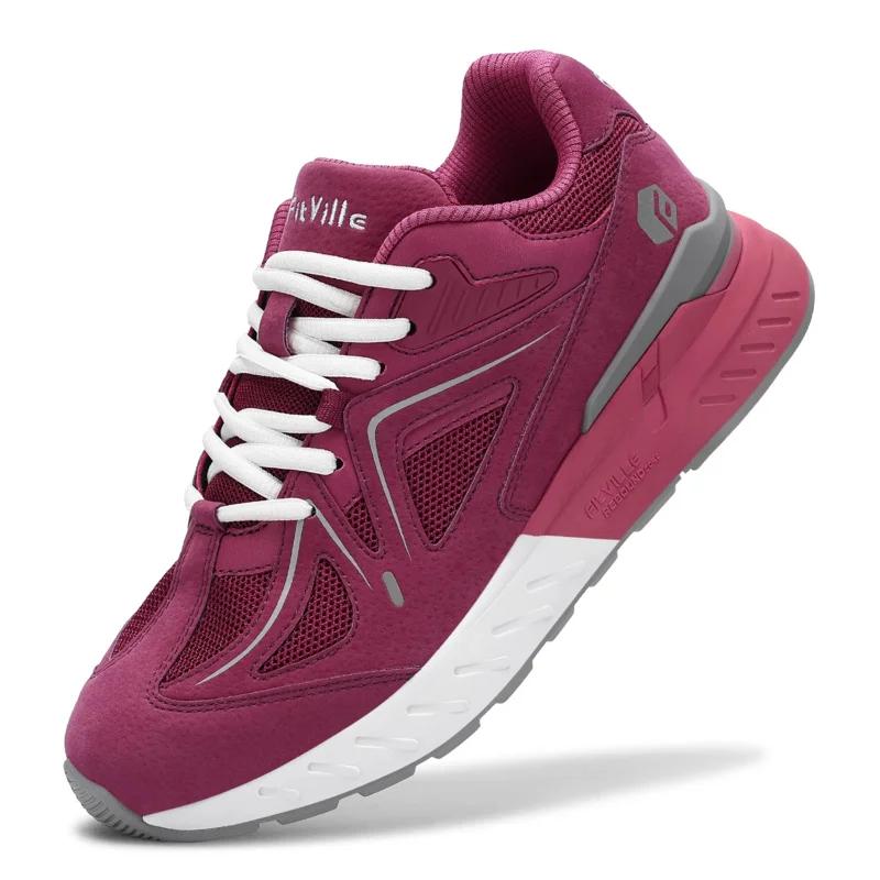 Fittington chaussures de course sur route pour femmes 2E baskets d'extérieur large largeur chaussure