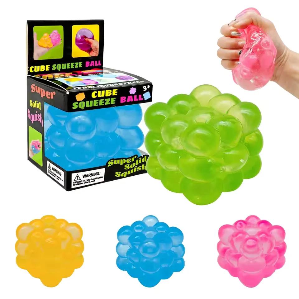 1Pc nouveau bonbons tridimensionnels pétrissage musique adulte soulagement du Stress presser jouets 