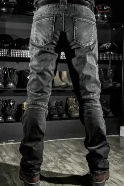 Komine-Jeans de moto pour hommes, jeans de moto pour hommes, équipement de protection, protège-genou