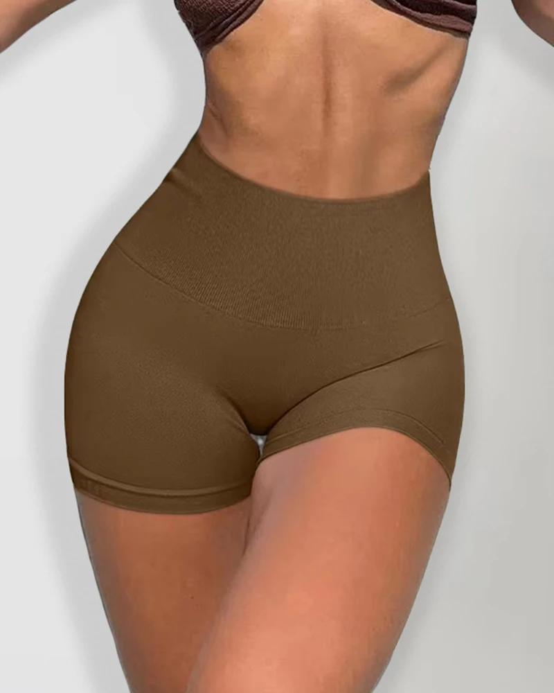 Nouveau Short de sport de Yoga taille haute sans couture pour femmes, nouvelle collection d'été