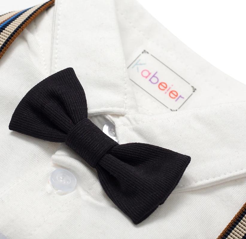 Ensemble formel bébé garçon Gentleman - Costume manches longues avec chapeau et gilet pour anniversaire