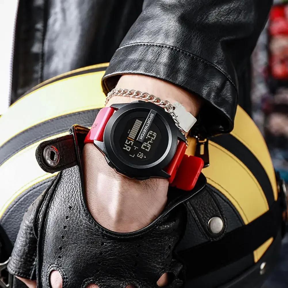 Montres de Sport pour hommes réveil multifonction hommes LED montre numérique étanche Fitness Sport 