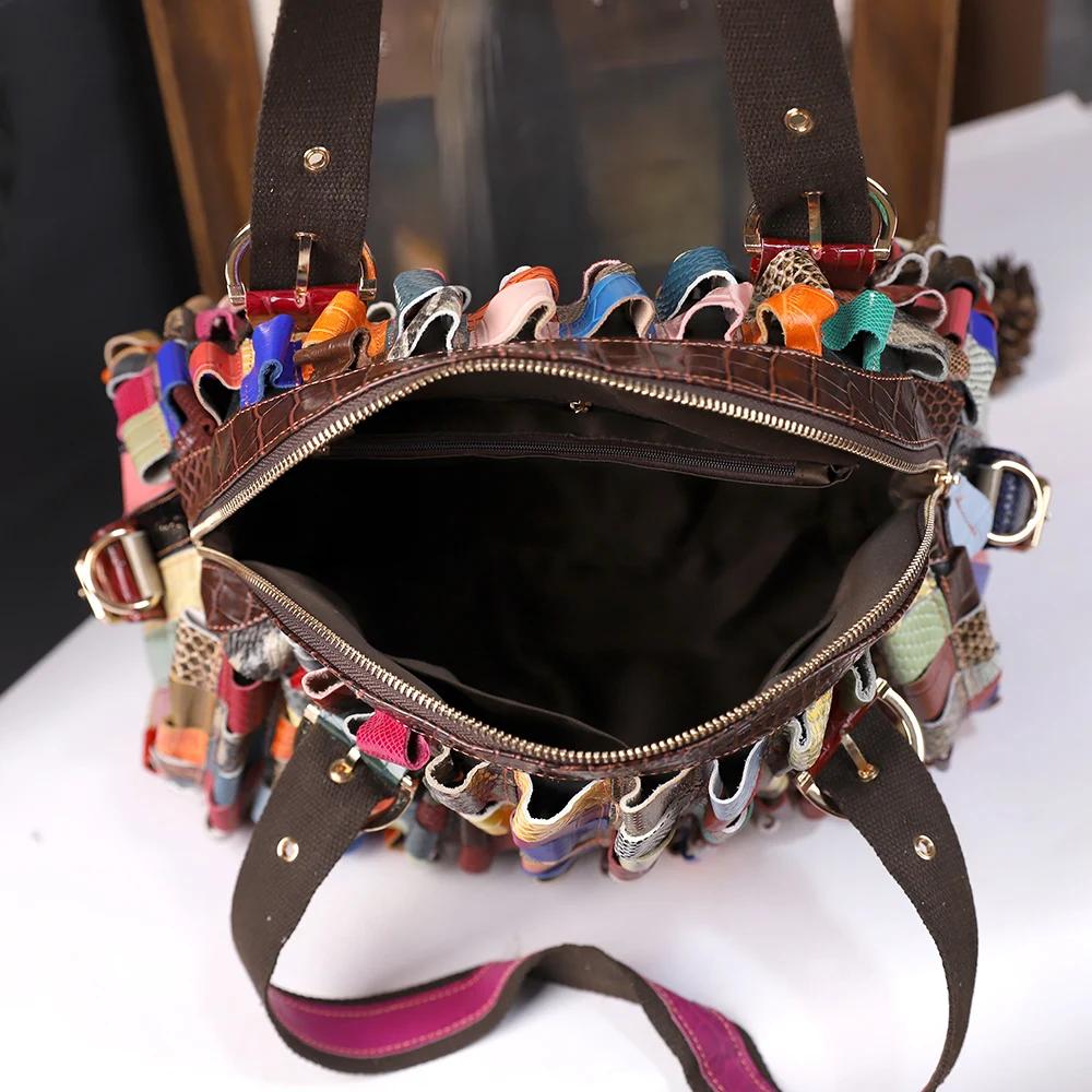 2025 nouveau sac en cuir pour femmes, sac à main décontracté de grande capacité, sac à bandoulière r