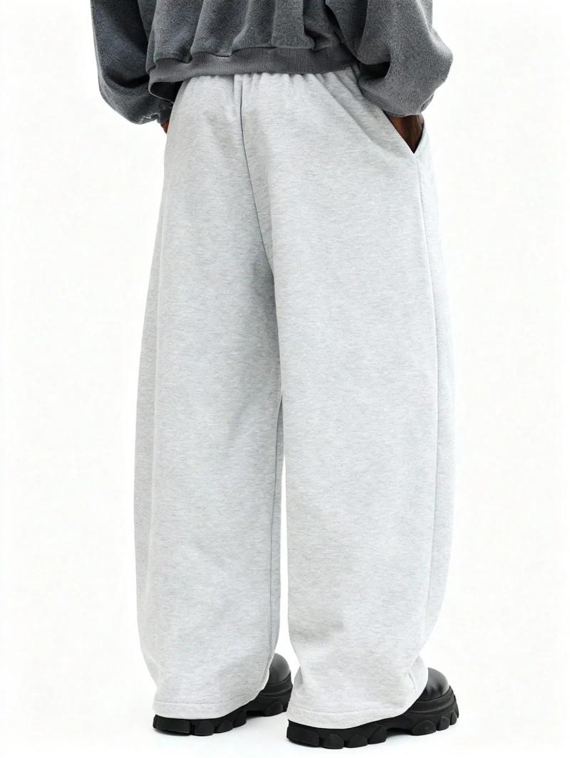 Pantalon de survêtement décontracté avec cordon de serrage, jogging chiné, pantalon de salon décontr