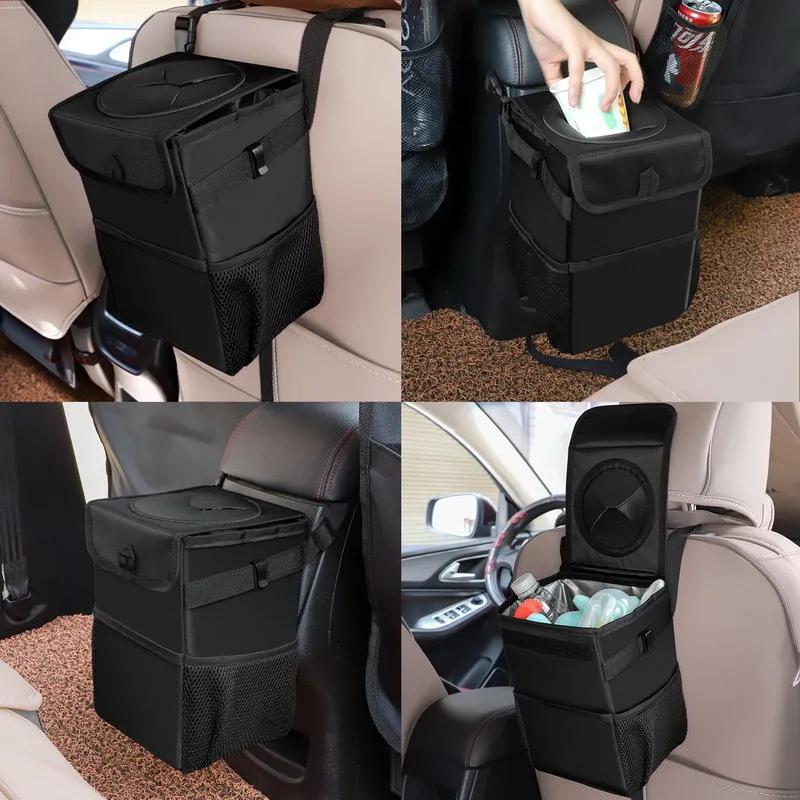 Poubelle étanche pour voiture, organisateur d'accessoires de voiture, benne à ordures pour voitures,