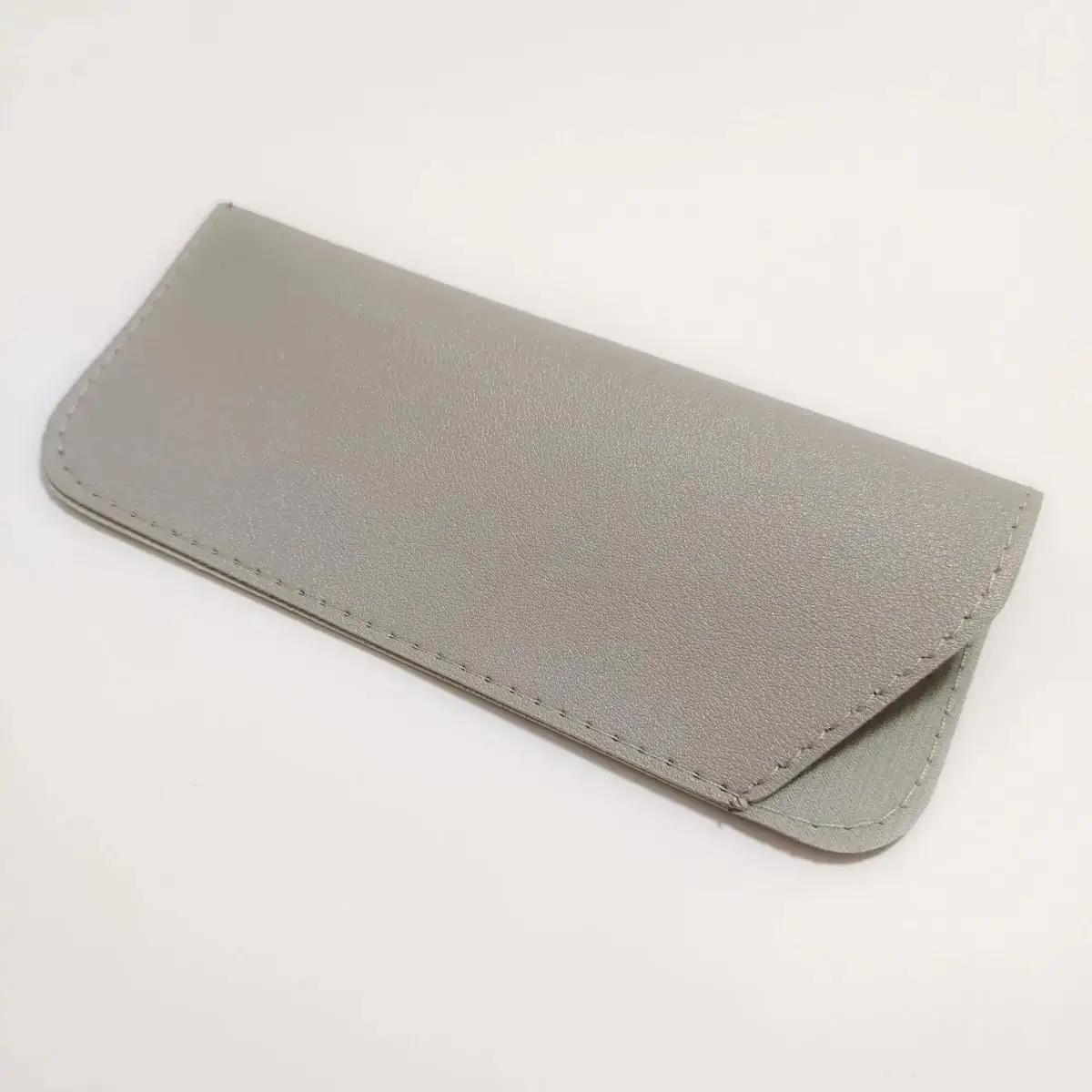 1pc sac à lunettes souple mode PU cuir lunettes lunettes de lecture pochette couverture Portable étu